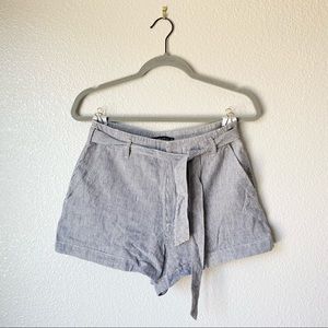 Abercrombie & Fitch Tie Striped Shorts